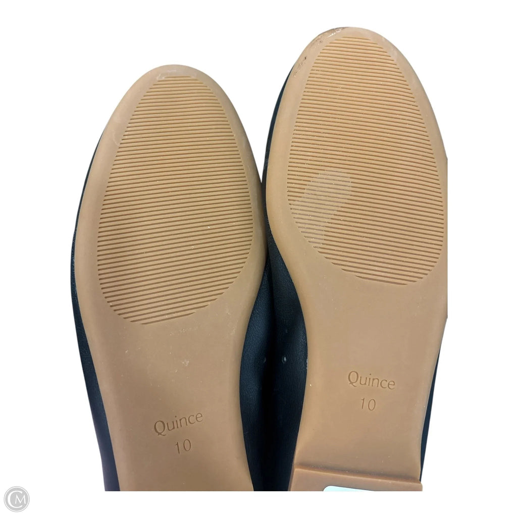Shoes Flats By Quince In Black, Size: 10