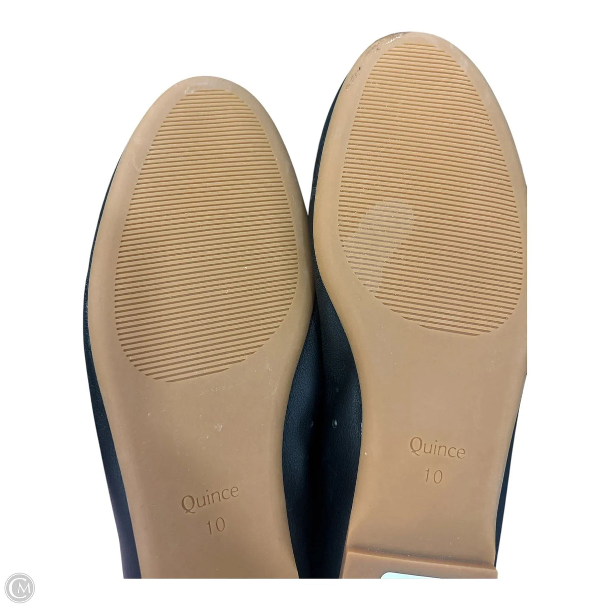 Shoes Flats By Quince In Black, Size: 10