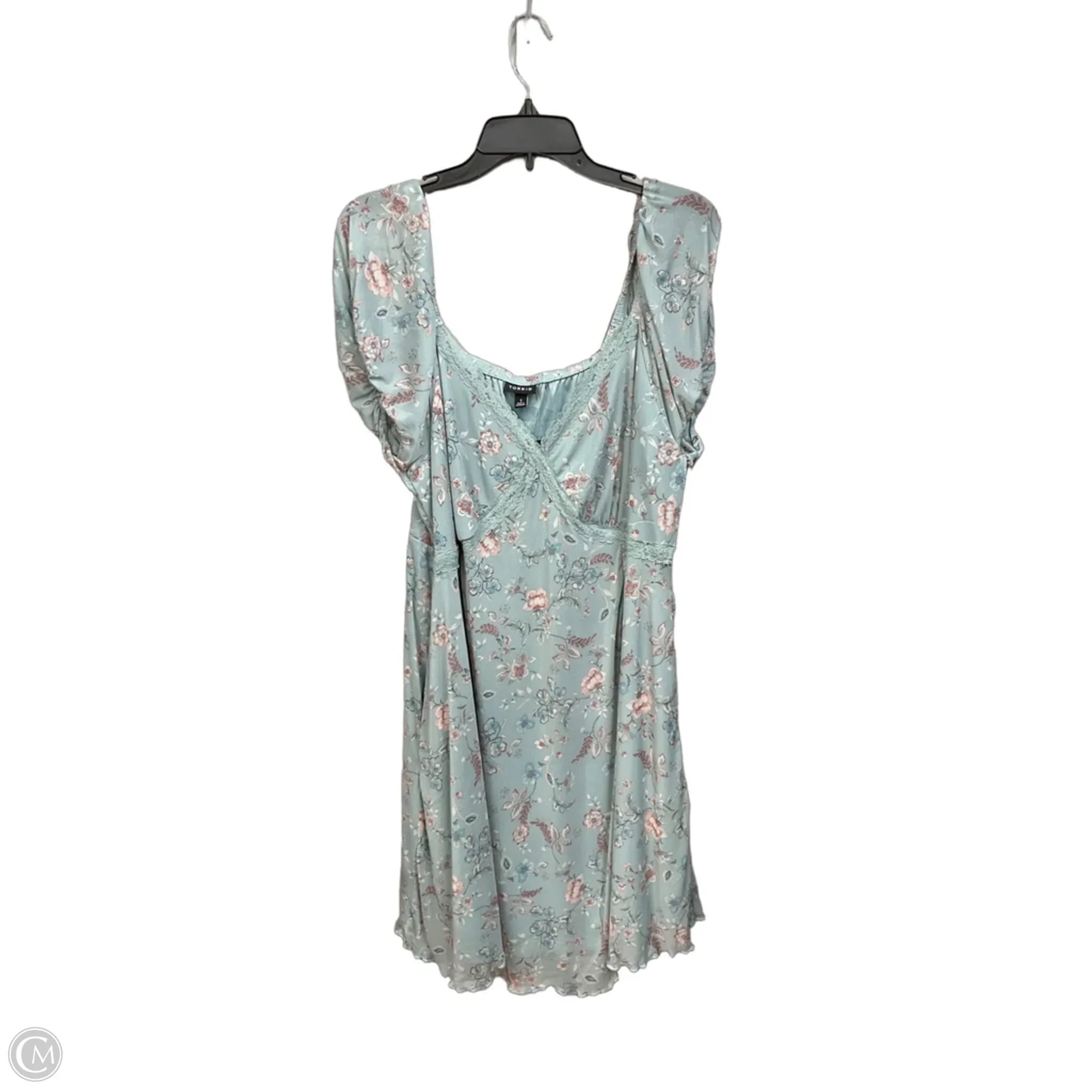 Dress Casual Short By Torrid In Blue, Size: 1x