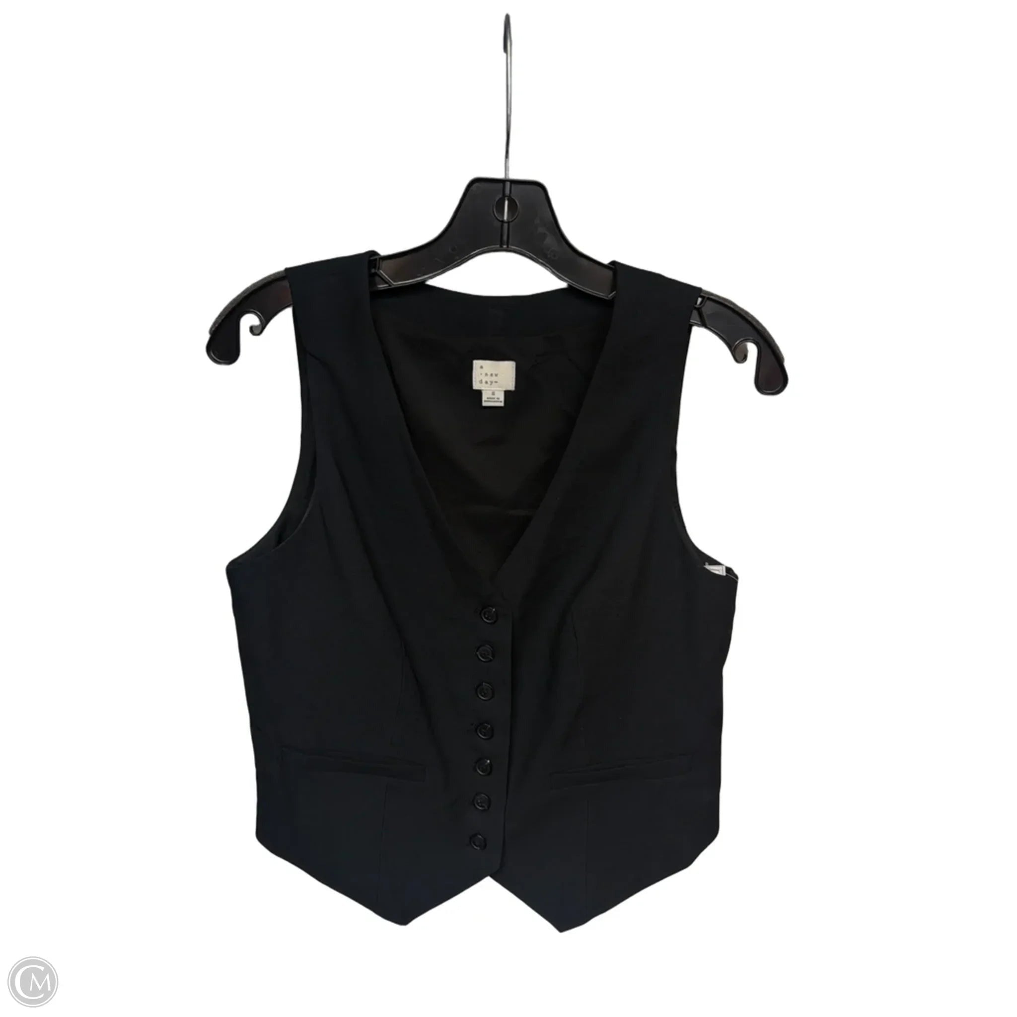 Top Sleeveless By A New Day In Black, Size: S