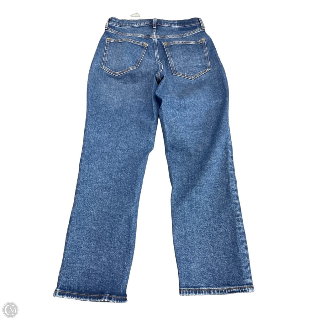 Jeans Straight By Abercrombie And Fitch In Blue Denim, Size: 4p