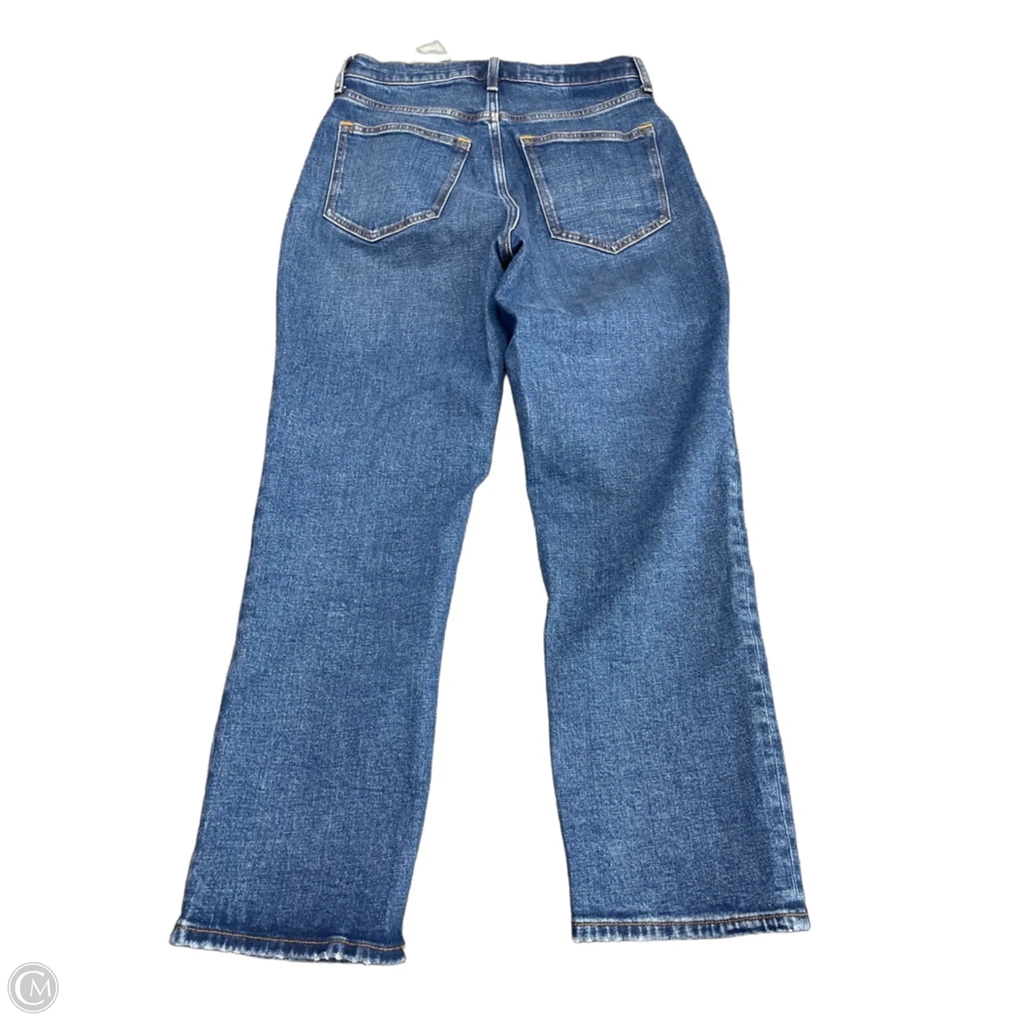 Jeans Straight By Abercrombie And Fitch In Blue Denim, Size: 4p