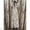 Dress Casual Maxi By Crystal Doll In Brown & Cream, Size: L