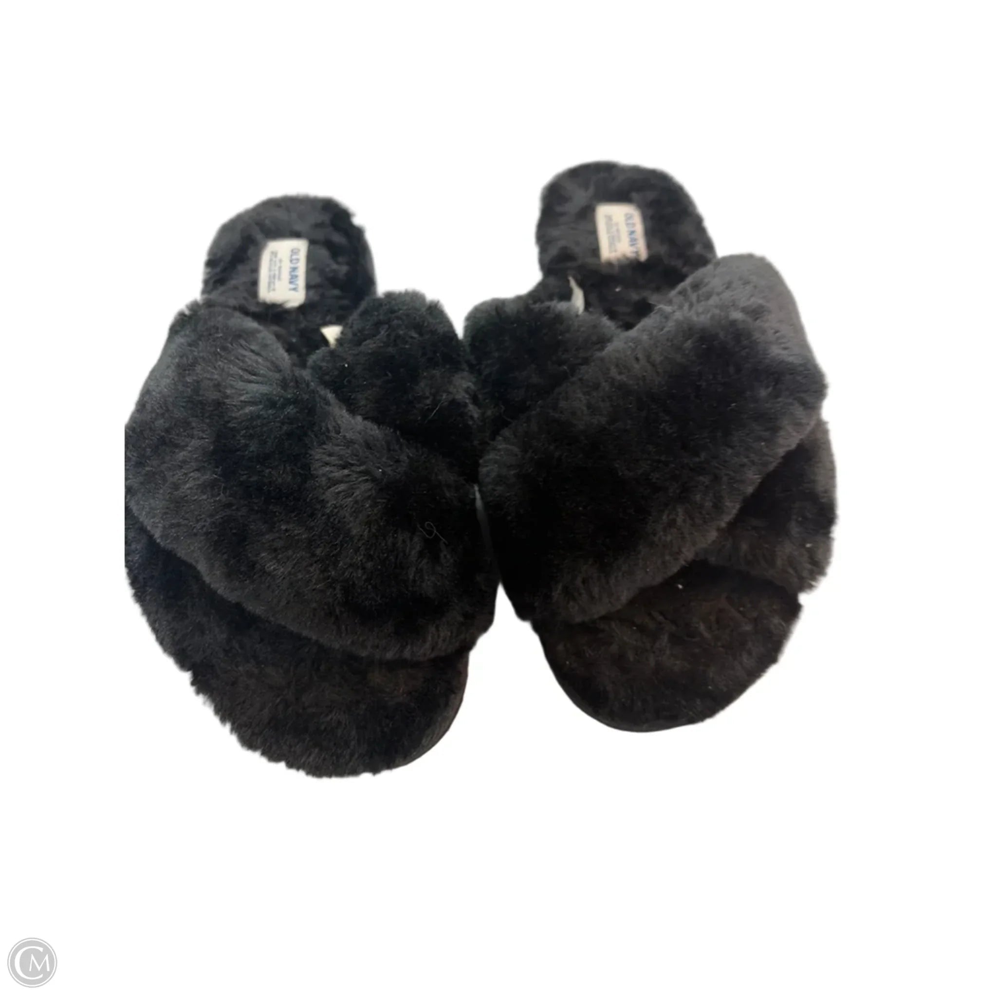 Slippers By Clothes Mentor In Black, Size: 9