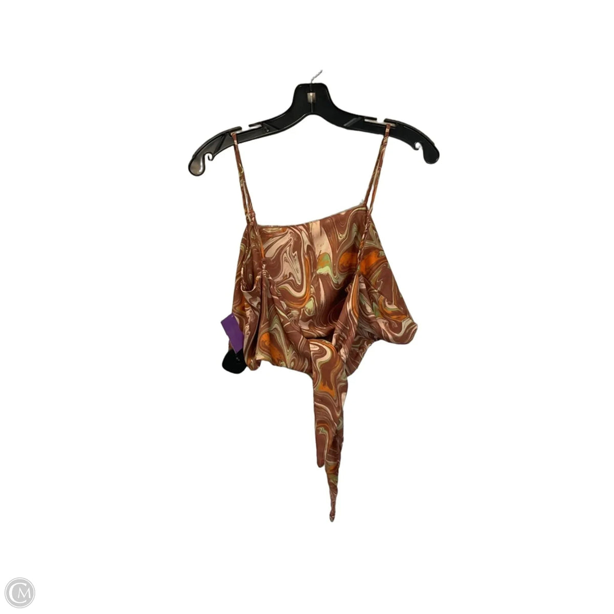 Top Sleeveless By Heart & Hips In Brown & Green, Size: M