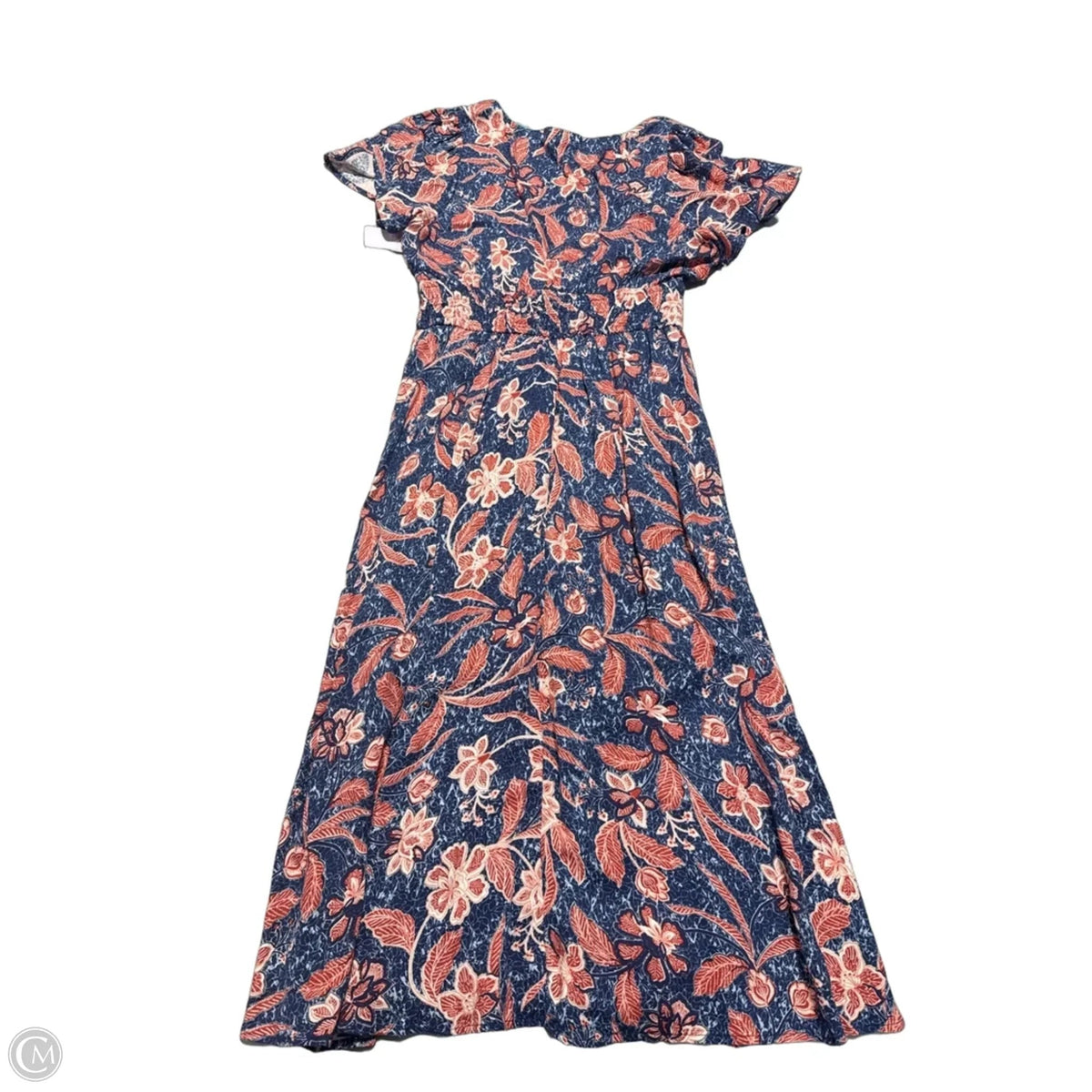 Dress Casual Maxi By Maurices In Blue & Red, Size: M