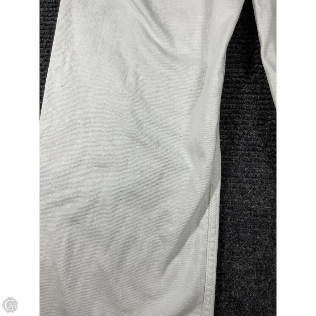 Jeans Wide Leg By Maeve In White Denim, Size: 4