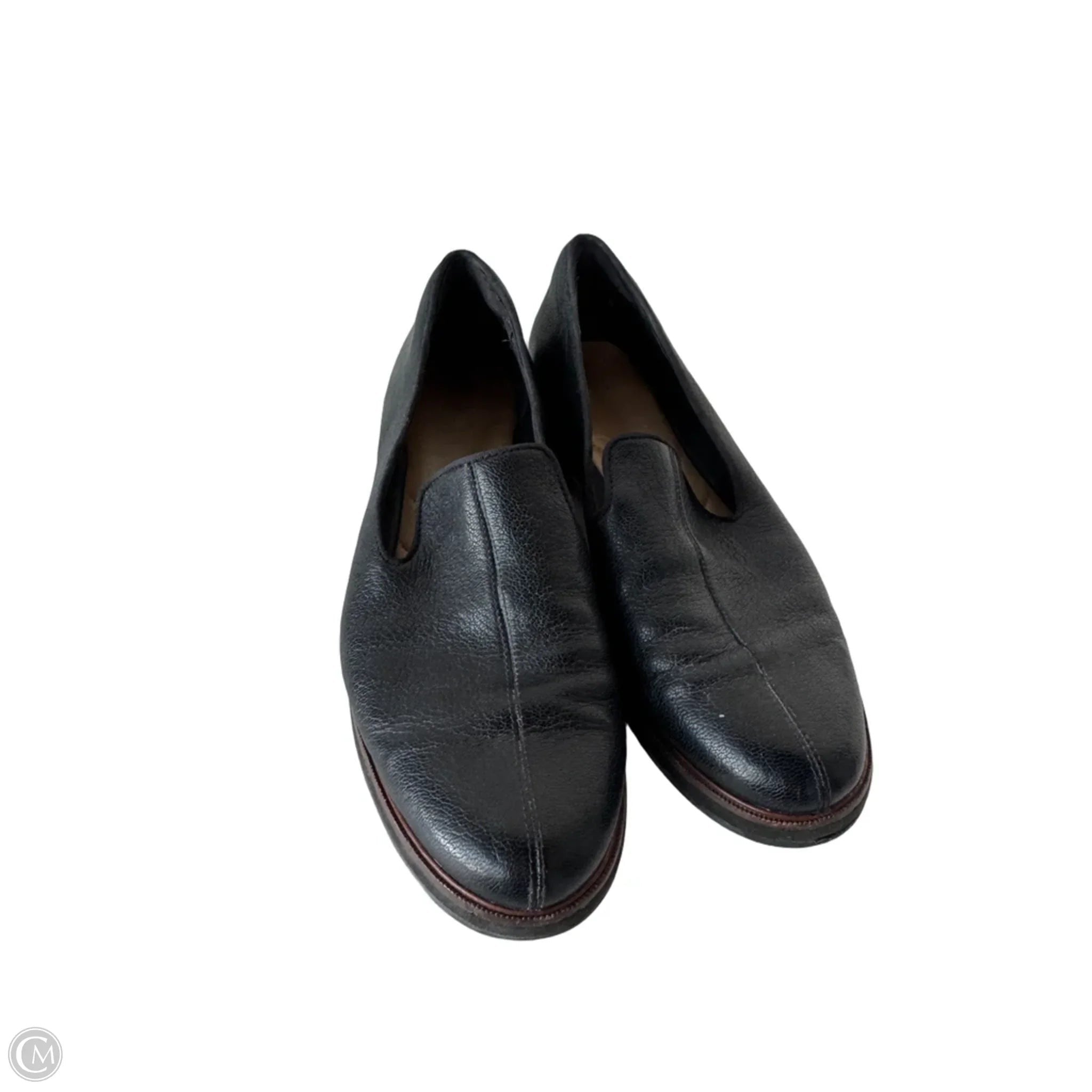 Shoes Flats By Clarks In Black, Size: 10