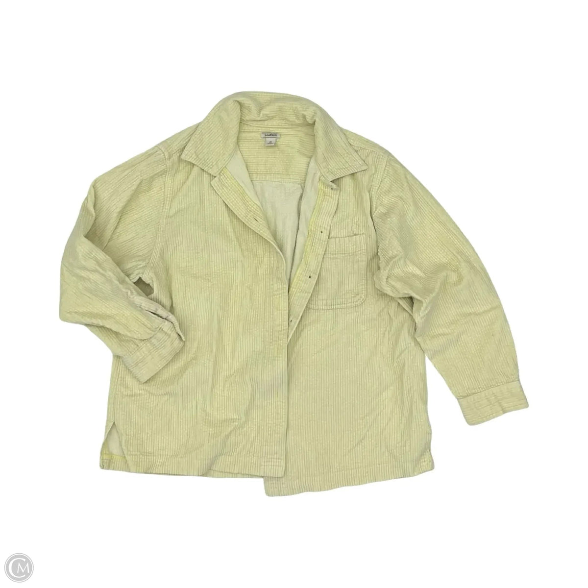 Top Long Sleeve By L.l. Bean In Green, Size: Mp