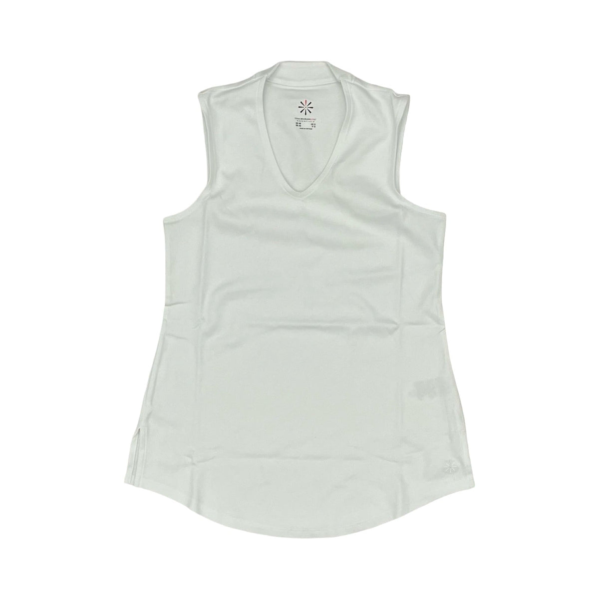 Top Sleeveless By Isaac Mizrahi Live Qvc In White, Size:Xs