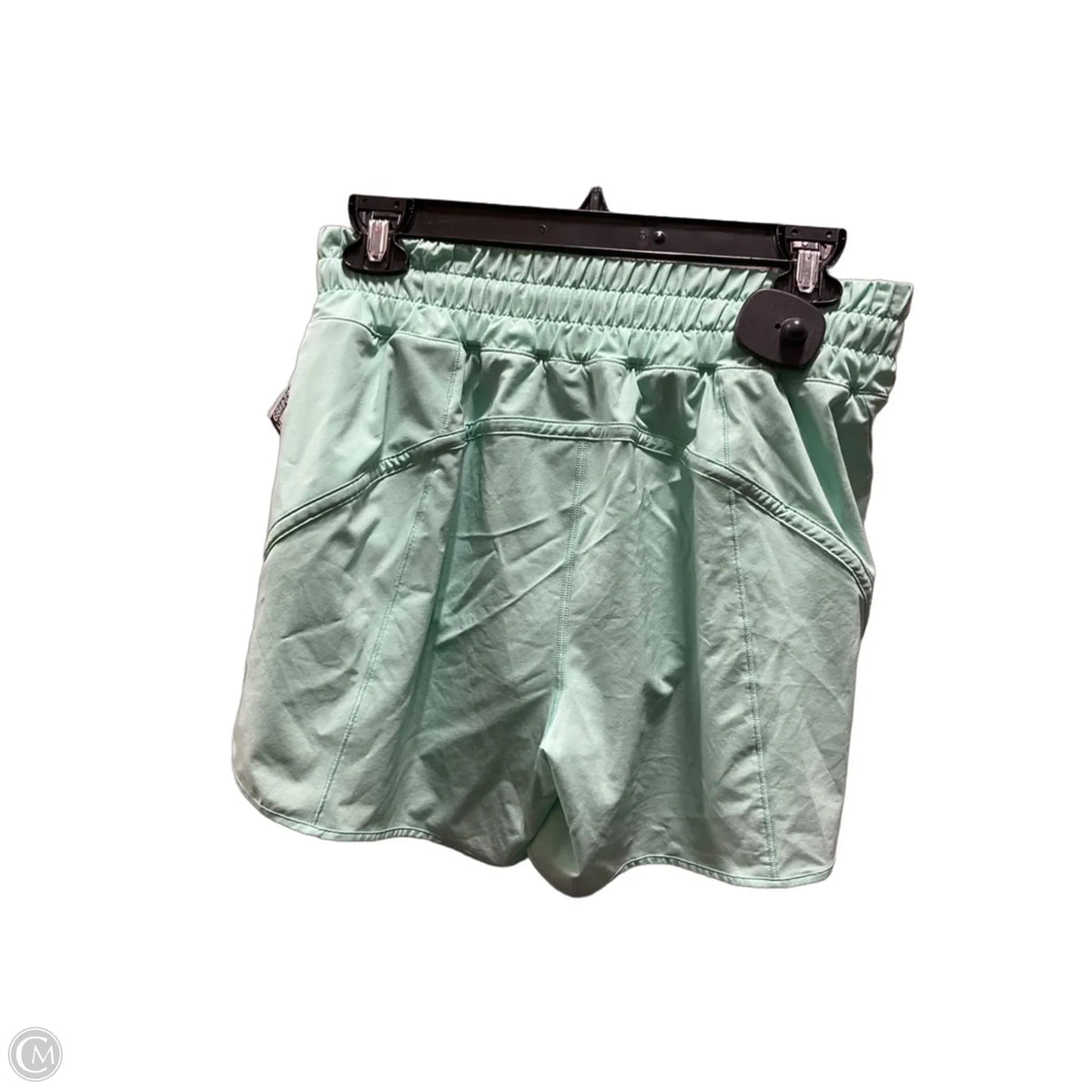 Athletic Shorts By Lululemon In Green, Size: M