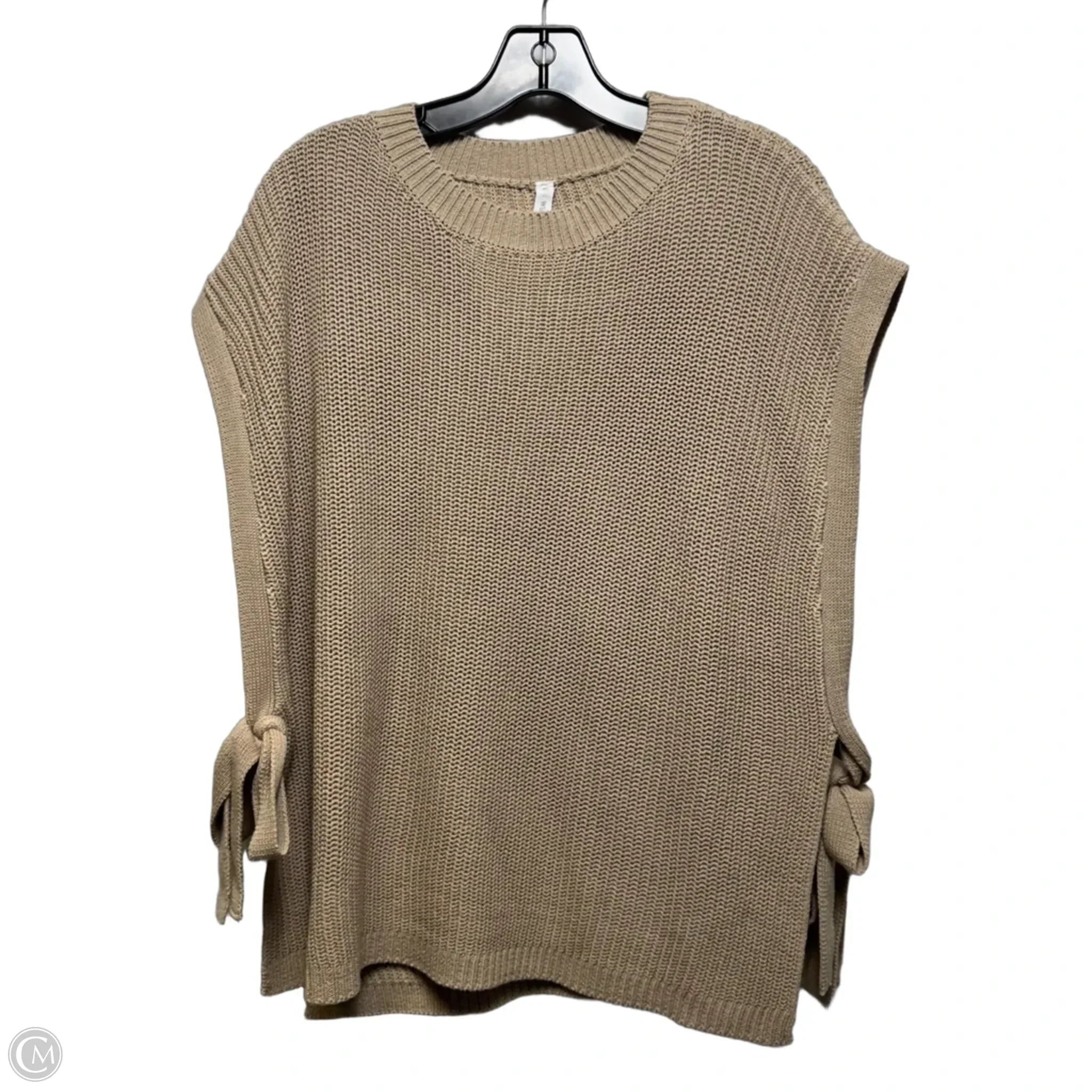 Vest Sweater By Wishlist In Tan, Size: M