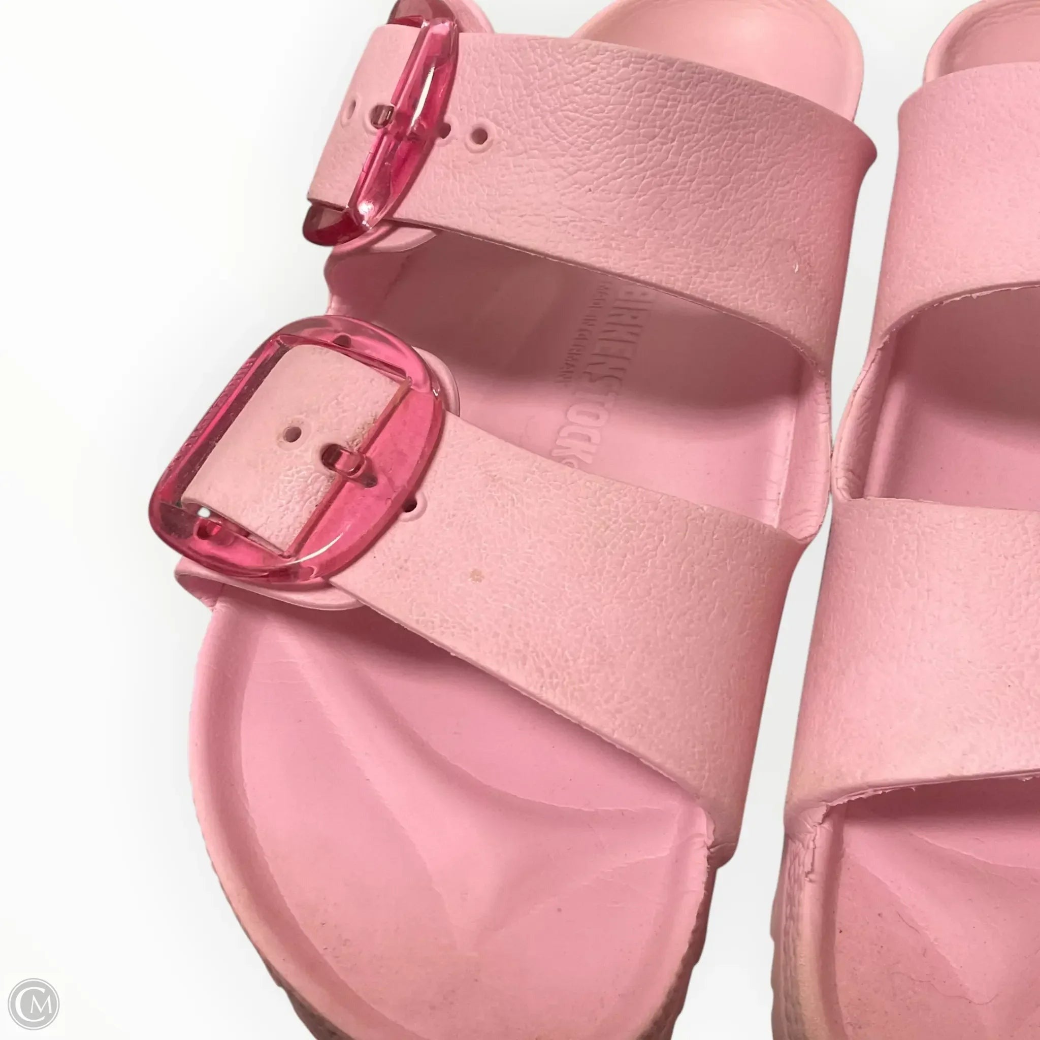 Sandals Flats By Birkenstock In Pink, Size: 10
