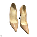 Shoes Luxury Designer By Christian Louboutin In Tan, Size: 7