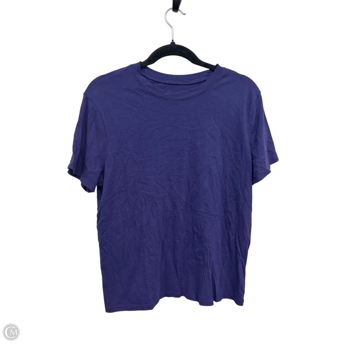 Top Short Sleeve Basic By A New Day In Purple, Size: L