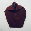 Sweater Short Sleeve By Banana Republic In Maroon, Size: Xxs