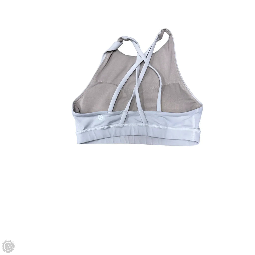 Athletic Bra By Lululemon In Grey, Size: 6