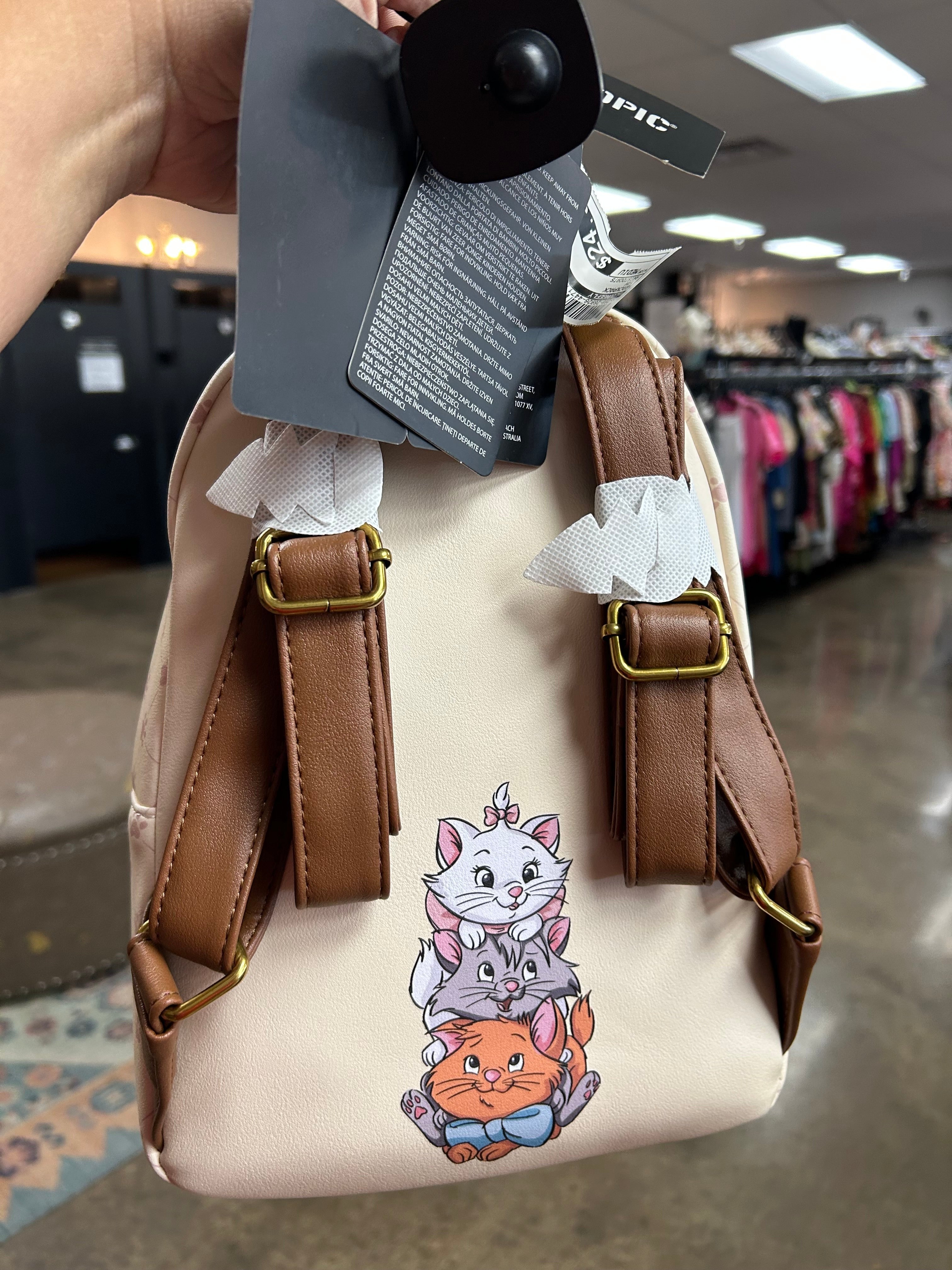 Backpack By Loungefly In Tan, Size:Medium
