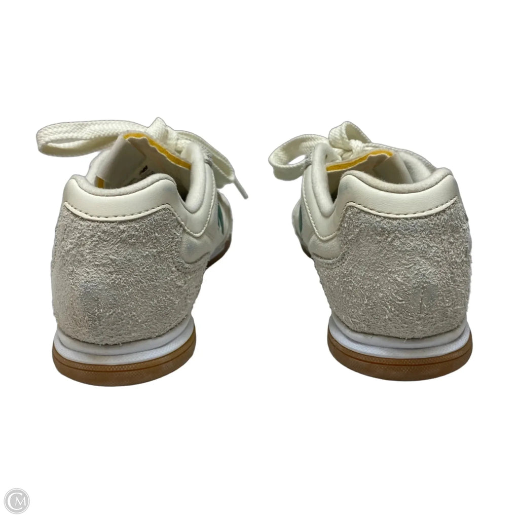 Shoes Sneakers By New Balance In Cream & Green, Size: 6.5
