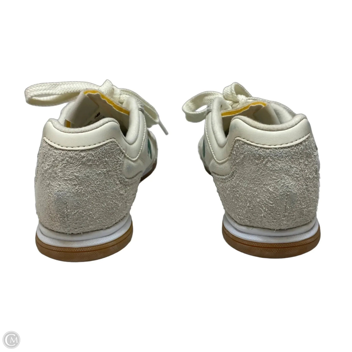 Shoes Sneakers By New Balance In Cream & Green, Size: 6.5