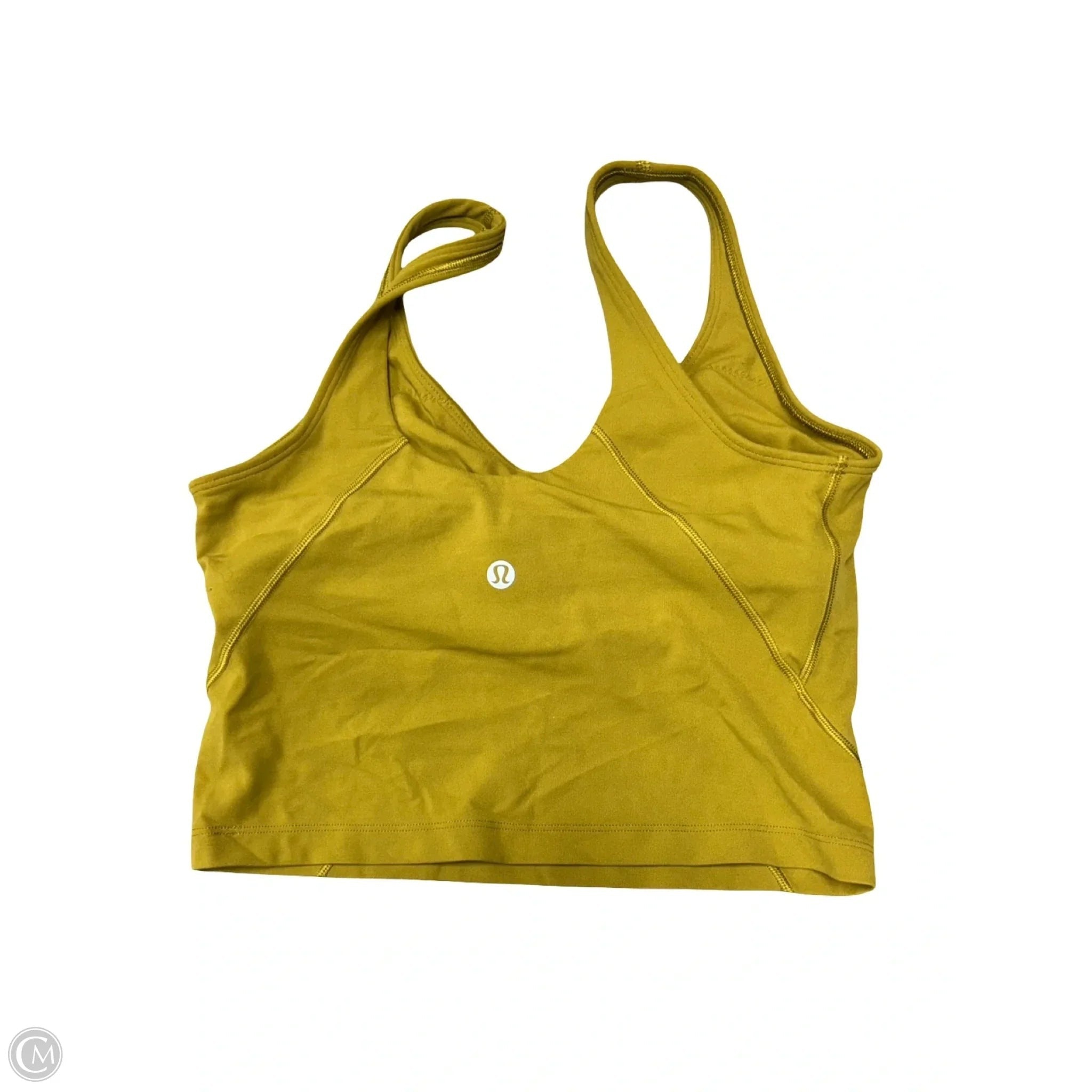 Athletic Tank Top By Lululemon In Chartreuse, Size: 6