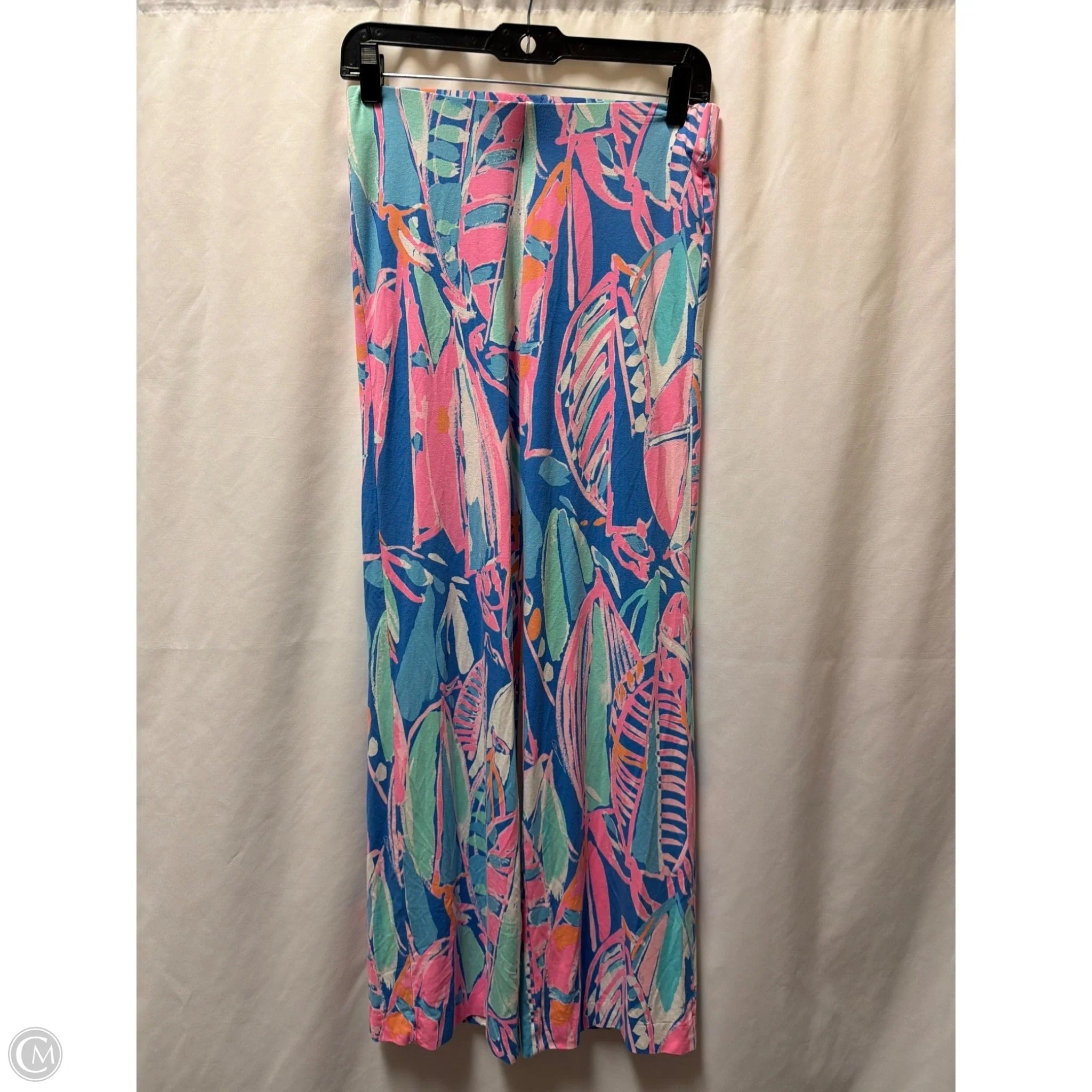 Pants Designer By Lilly Pulitzer In Blue & Pink, Size: Xs