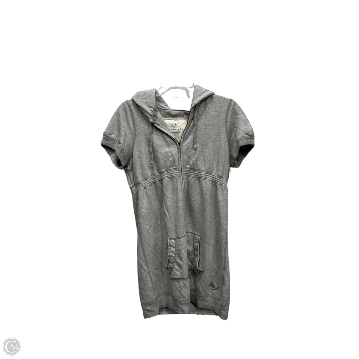 Athletic Jacket By Abercrombie And Fitch In Grey, Size: L