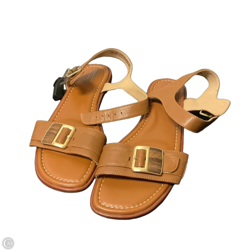 Sandals Flats By Rockport In Brown, Size: 9
