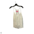 Top Sleeveless Designer By Lilly Pulitzer In White, Size: M