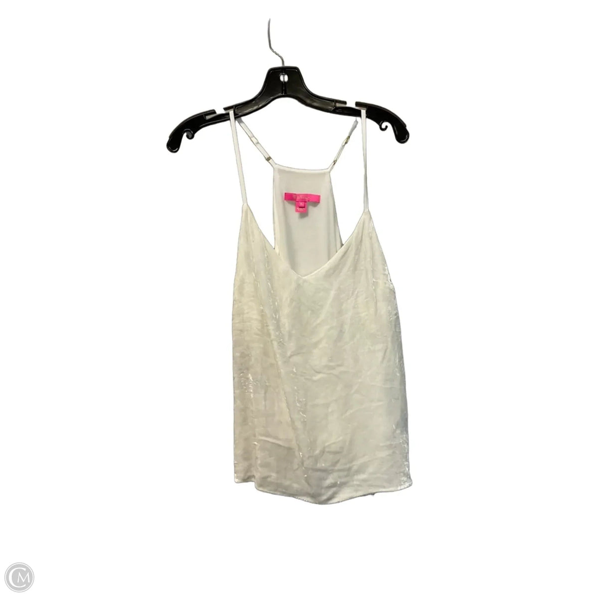 Top Sleeveless Designer By Lilly Pulitzer In White, Size: M