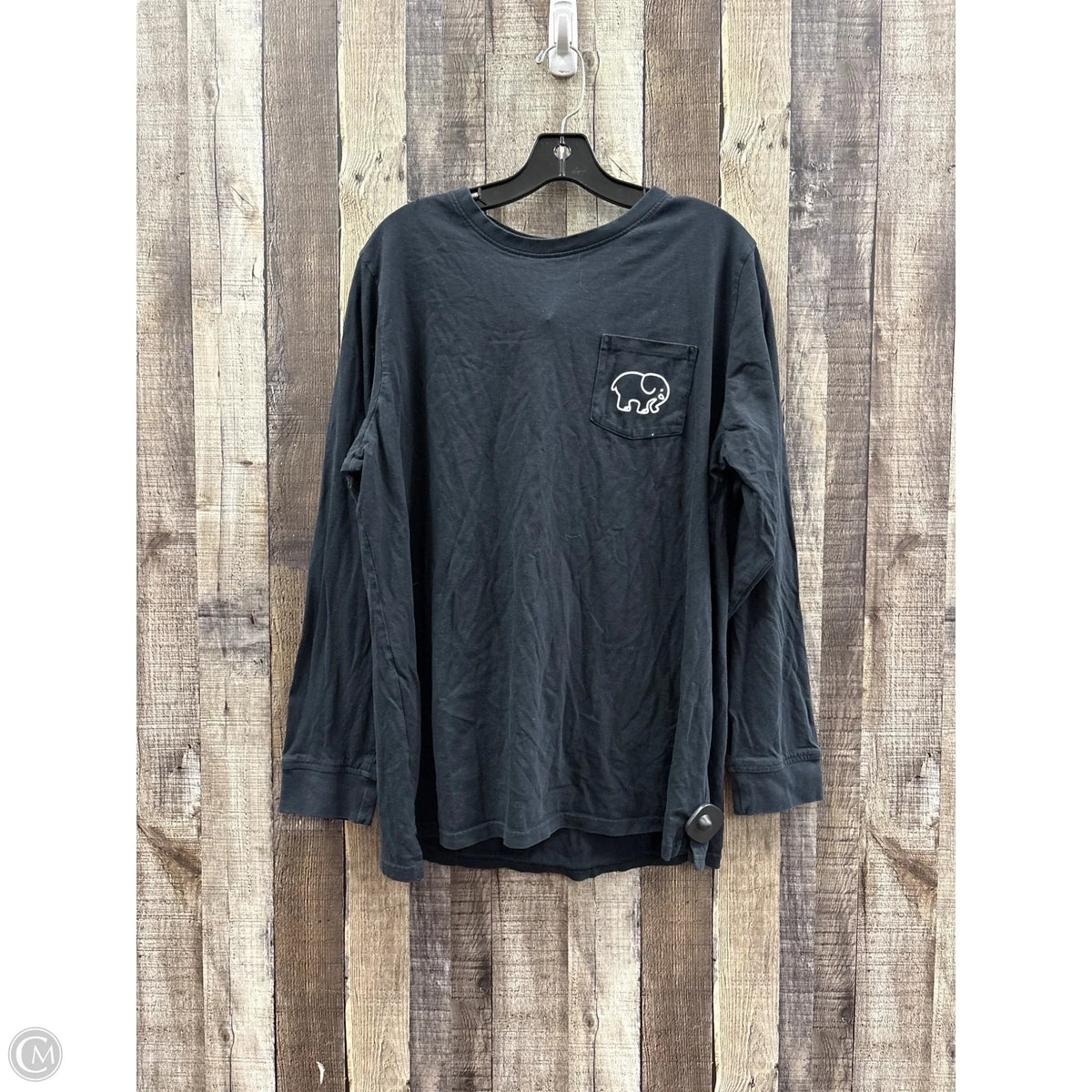 Top Long Sleeve By Ivory Ella In Black, Size: Xxl