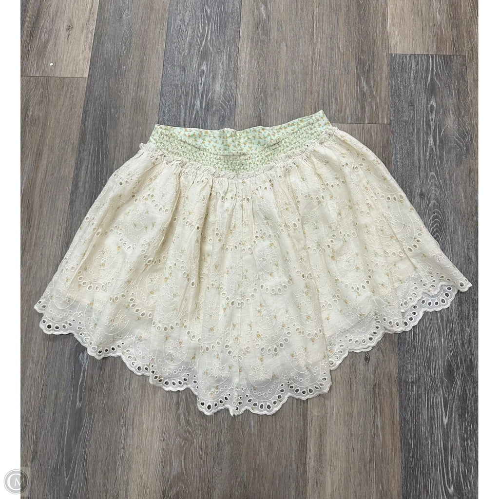 Skirt Midi By Free People In Floral Print, Size: L
