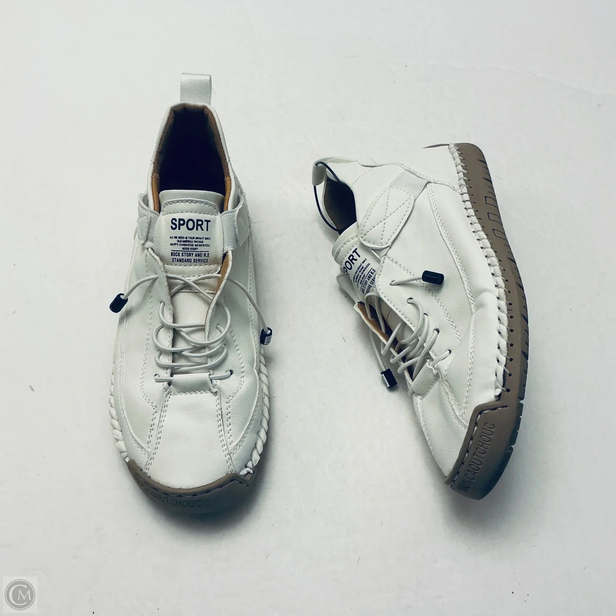 Shoes Sneakers By Clothes Mentor In White, Size: 8.5