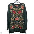 Top Long Sleeve By Johnny Was In Floral Print, Size: Xl