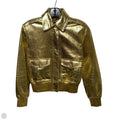 Lamb Leather Jacket By Ralph Lauren Black Label In Gold, Size: Sp