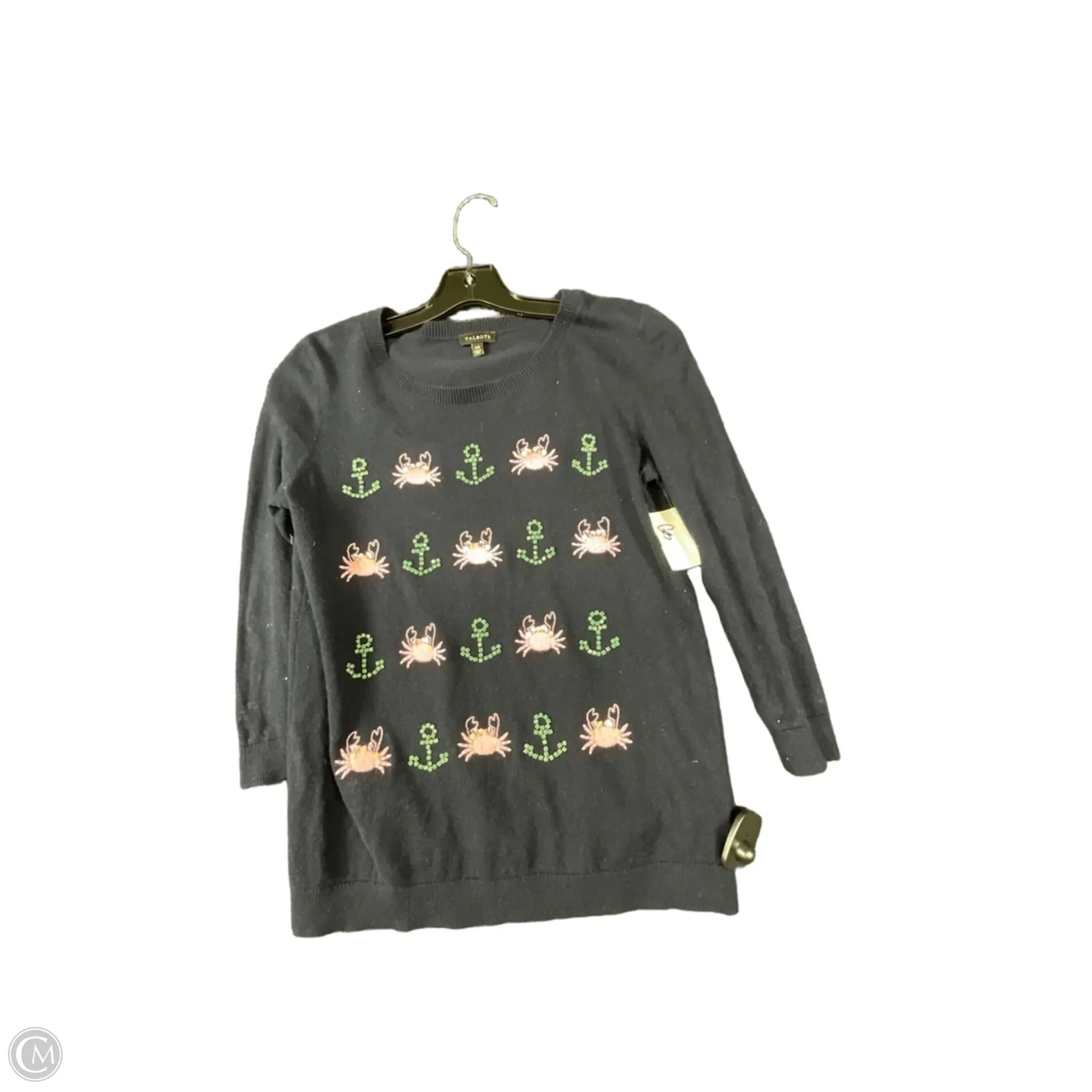 Top Long Sleeve By Talbots In Navy, Size: Xs
