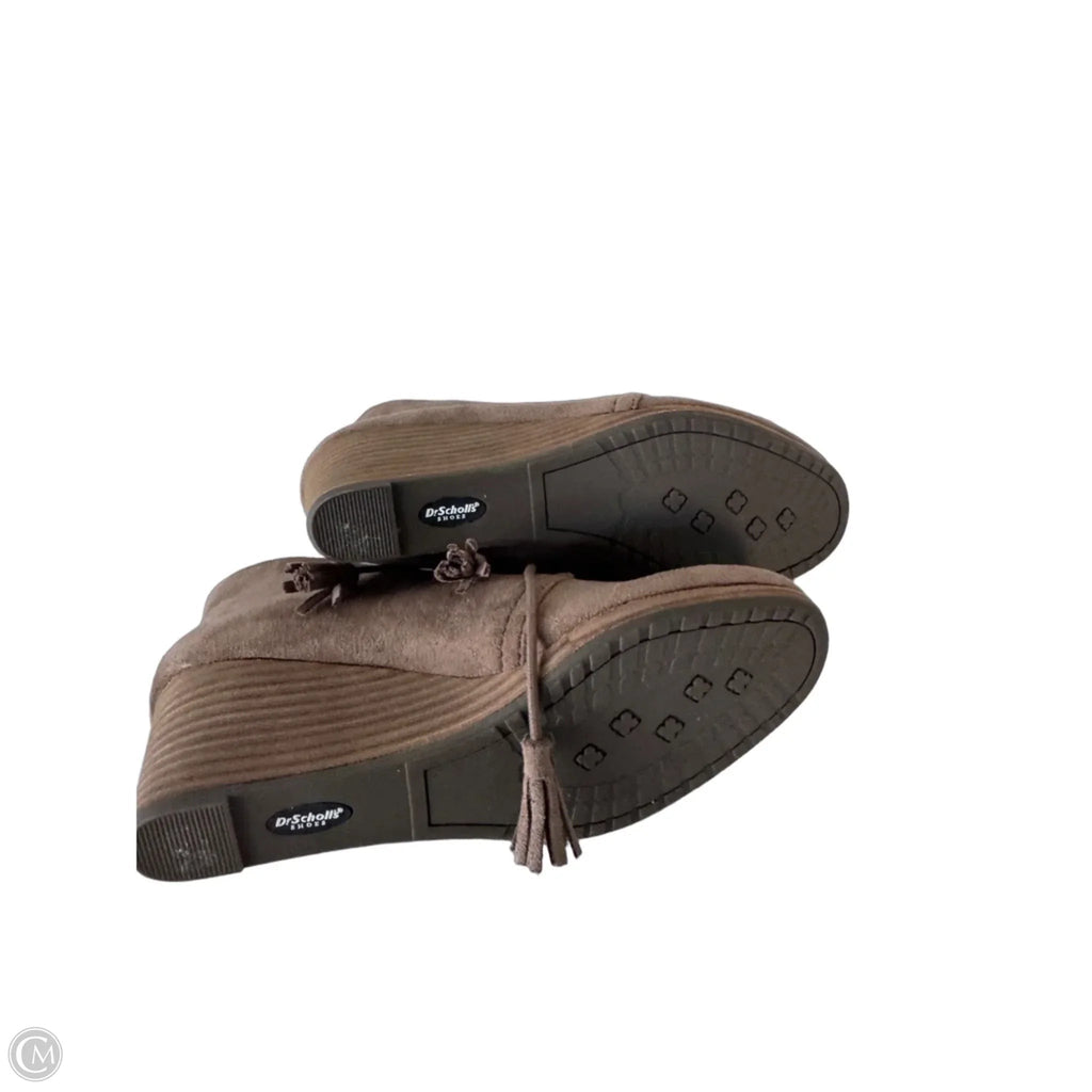 Boots Ankle Heels By Dr Scholls In Brown, Size: 6.5