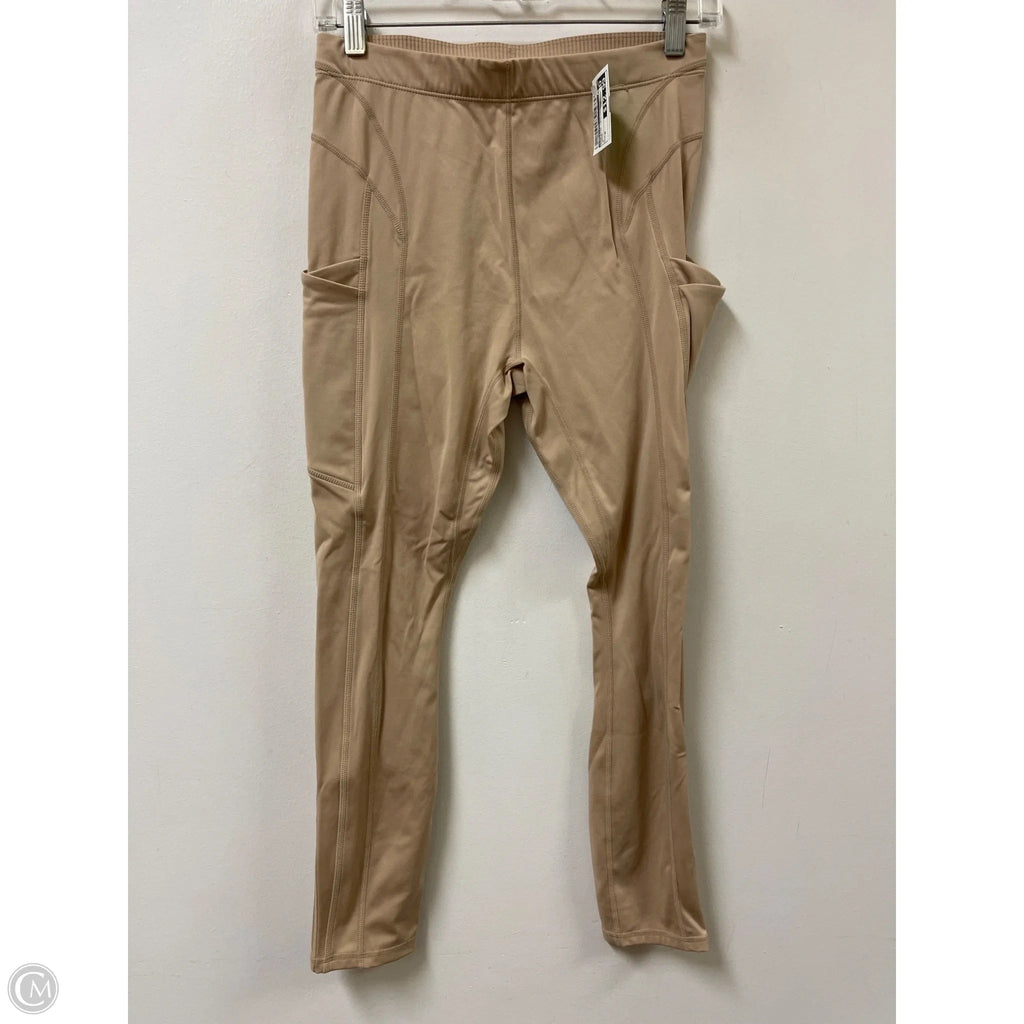 Athletic Leggings By Fabletics In Cream, Size: M