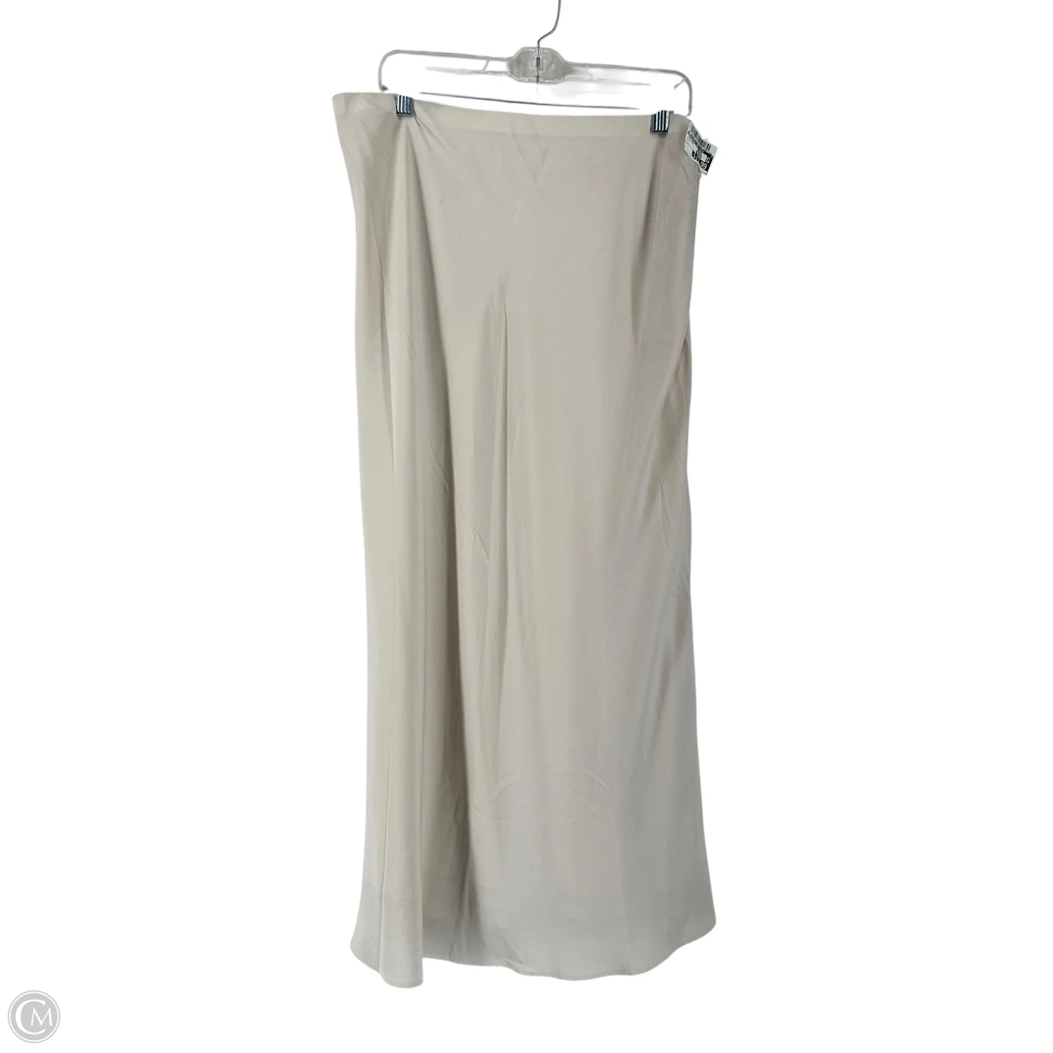 Skirt Maxi By Abercrombie And Fitch In Beige, Size: L