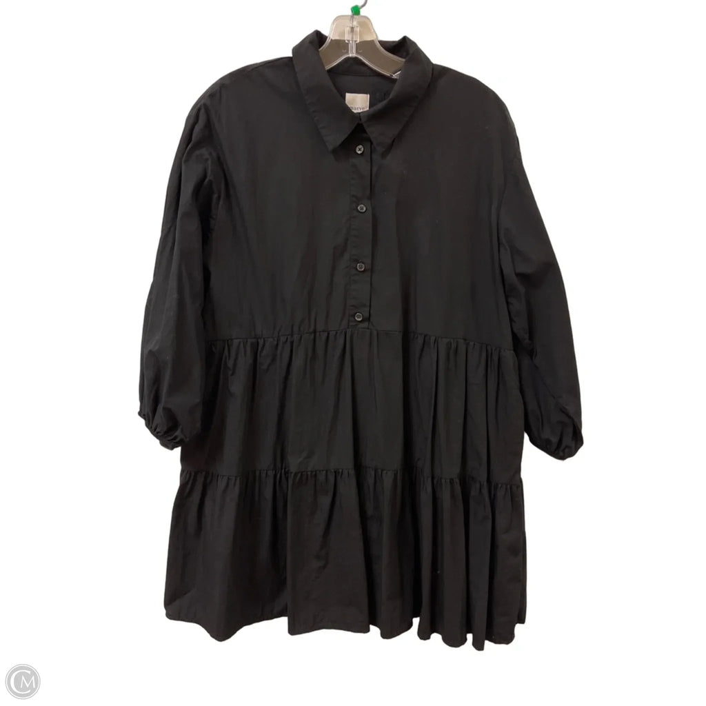 Dress Casual Midi By Maeve In Black, Size: Lp