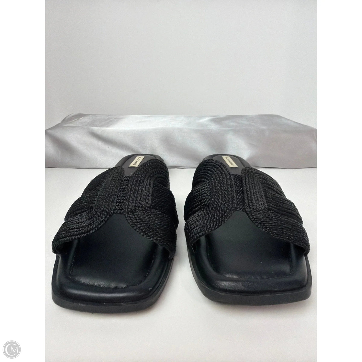 Sandals Flats By Alex Marie In Black, Size: 6.5
