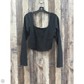 Top Long Sleeve By Abercrombie And Fitch In Black, Size: L