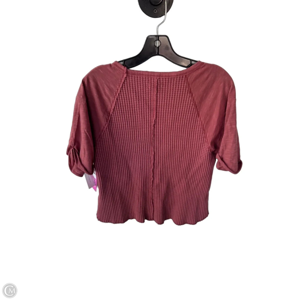 Top Short Sleeve By Pilcro In Pink, Size: S
