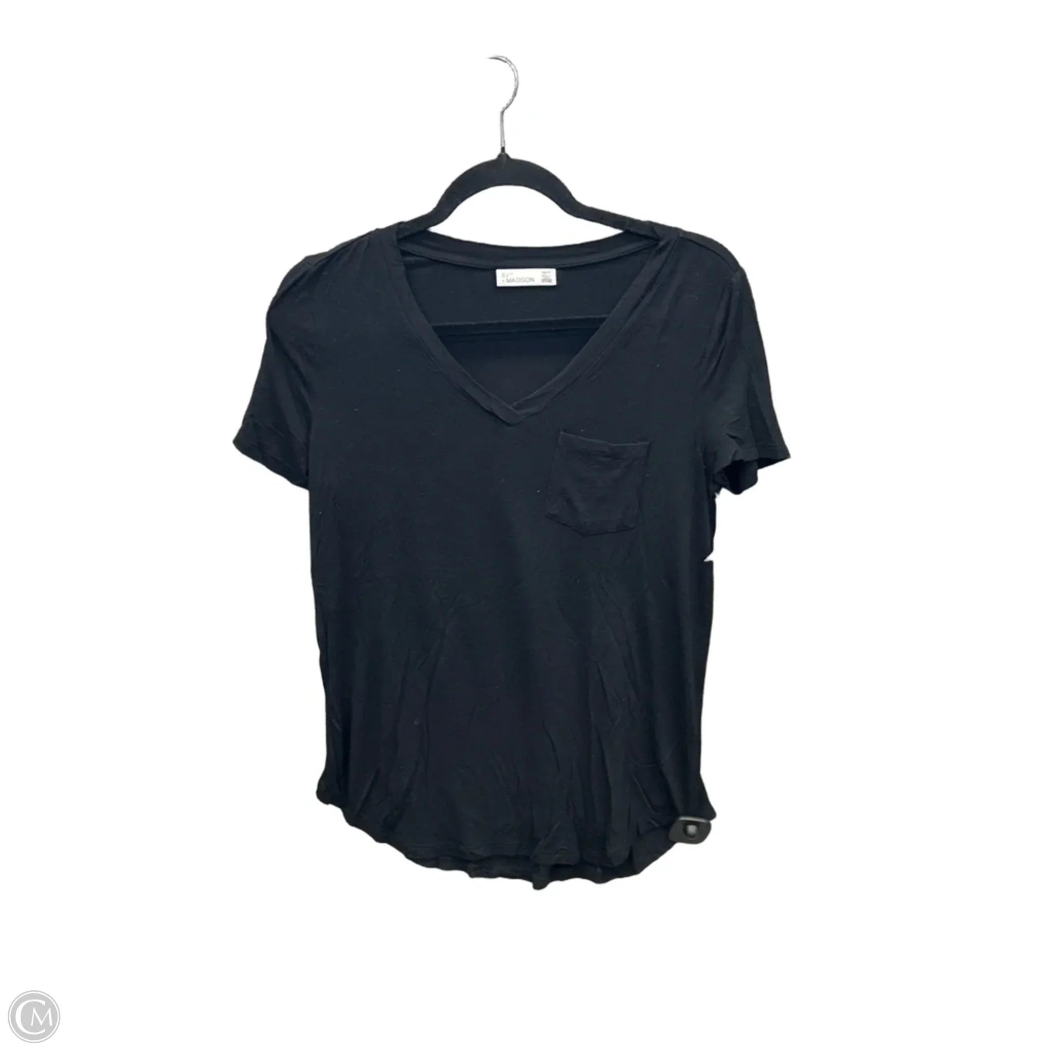 Top Short Sleeve Basic By 89th And Madison In Black, Size: Xs