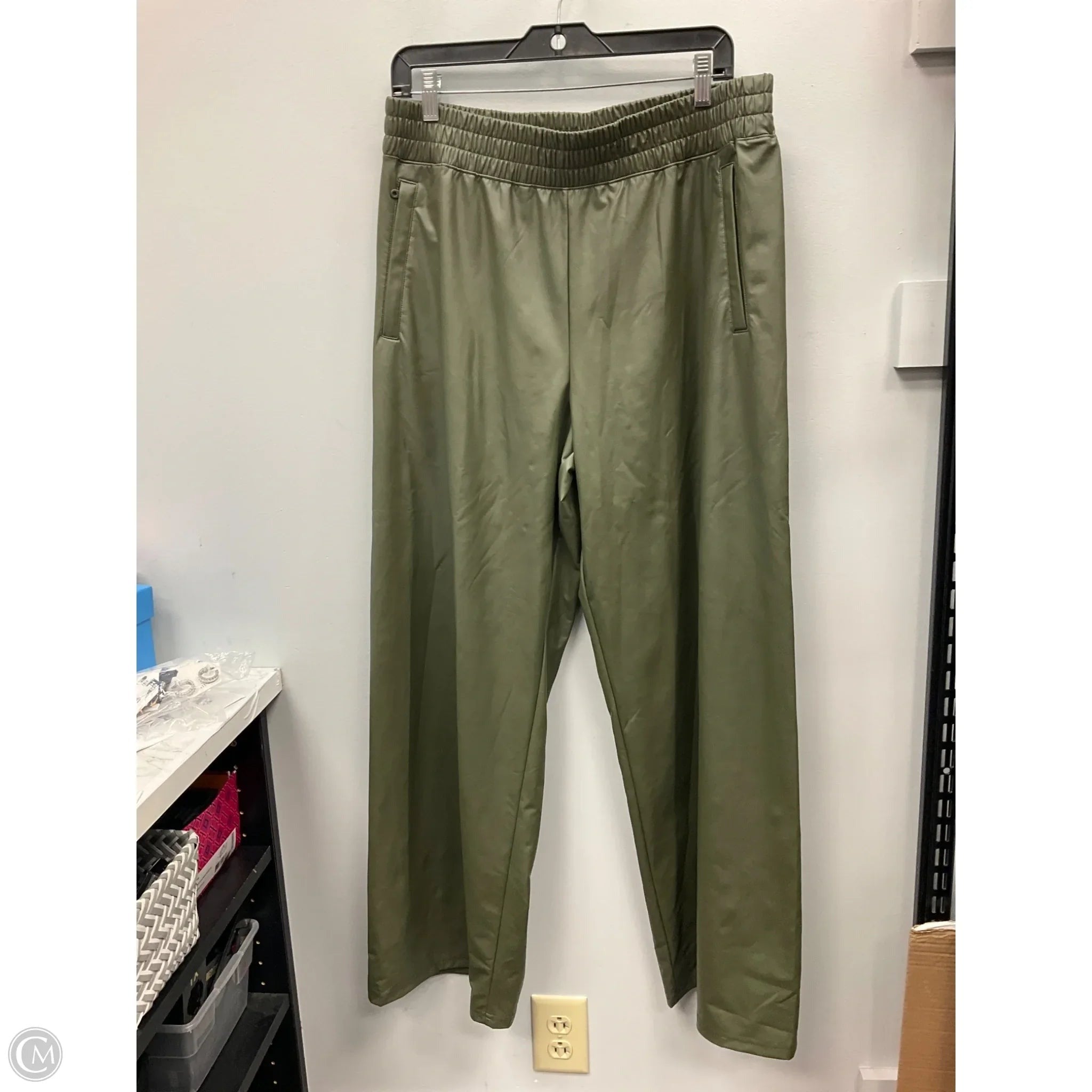 Pants Wide Leg By Offline In Green, Size: L