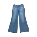 Jeans Wide Leg By Levis In Blue Denim, Size:12
