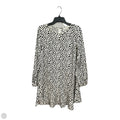 Tunic Long Sleeve By Loft In Black & Cream, Size: S