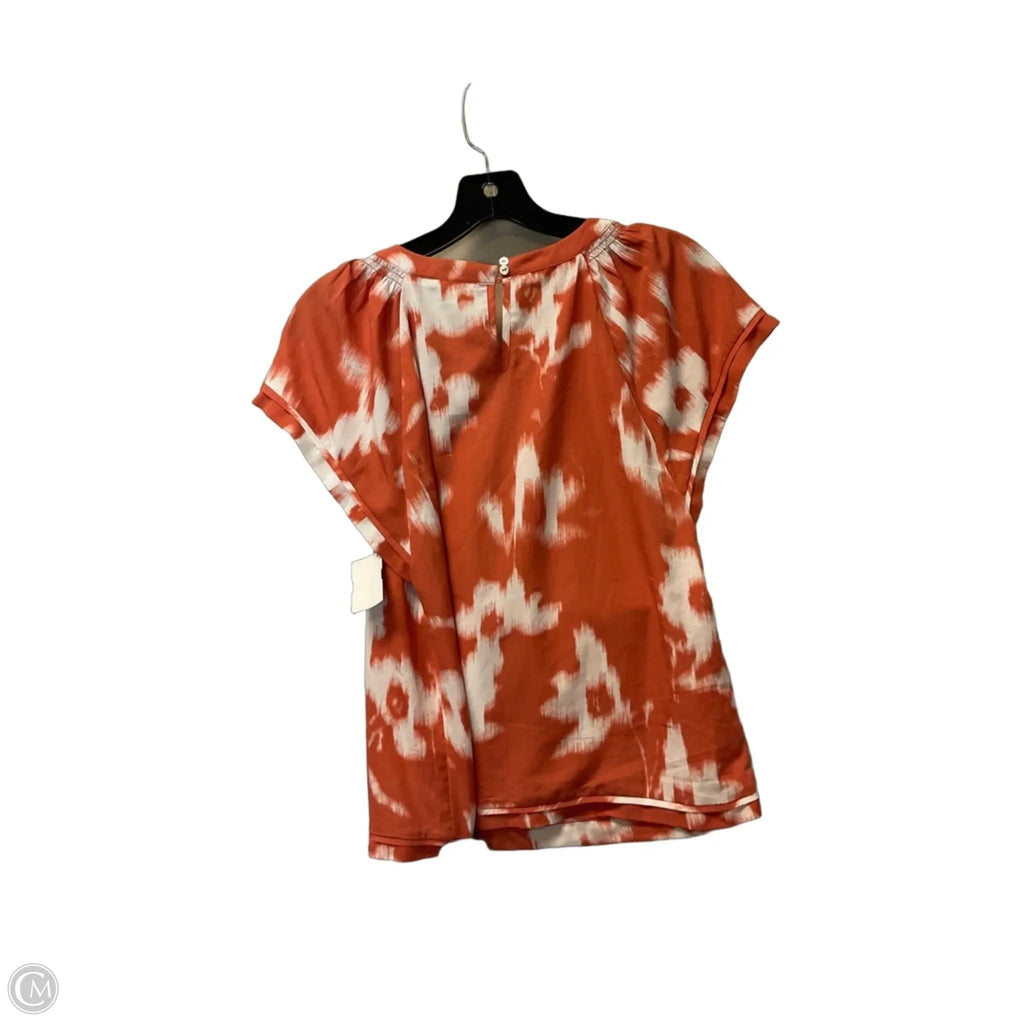 Top Short Sleeve By Daniel Rainn In Orange, Size: Xs