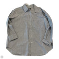 Top Long Sleeve By 7 For All Mankind In Checkered Pattern, Size: M
