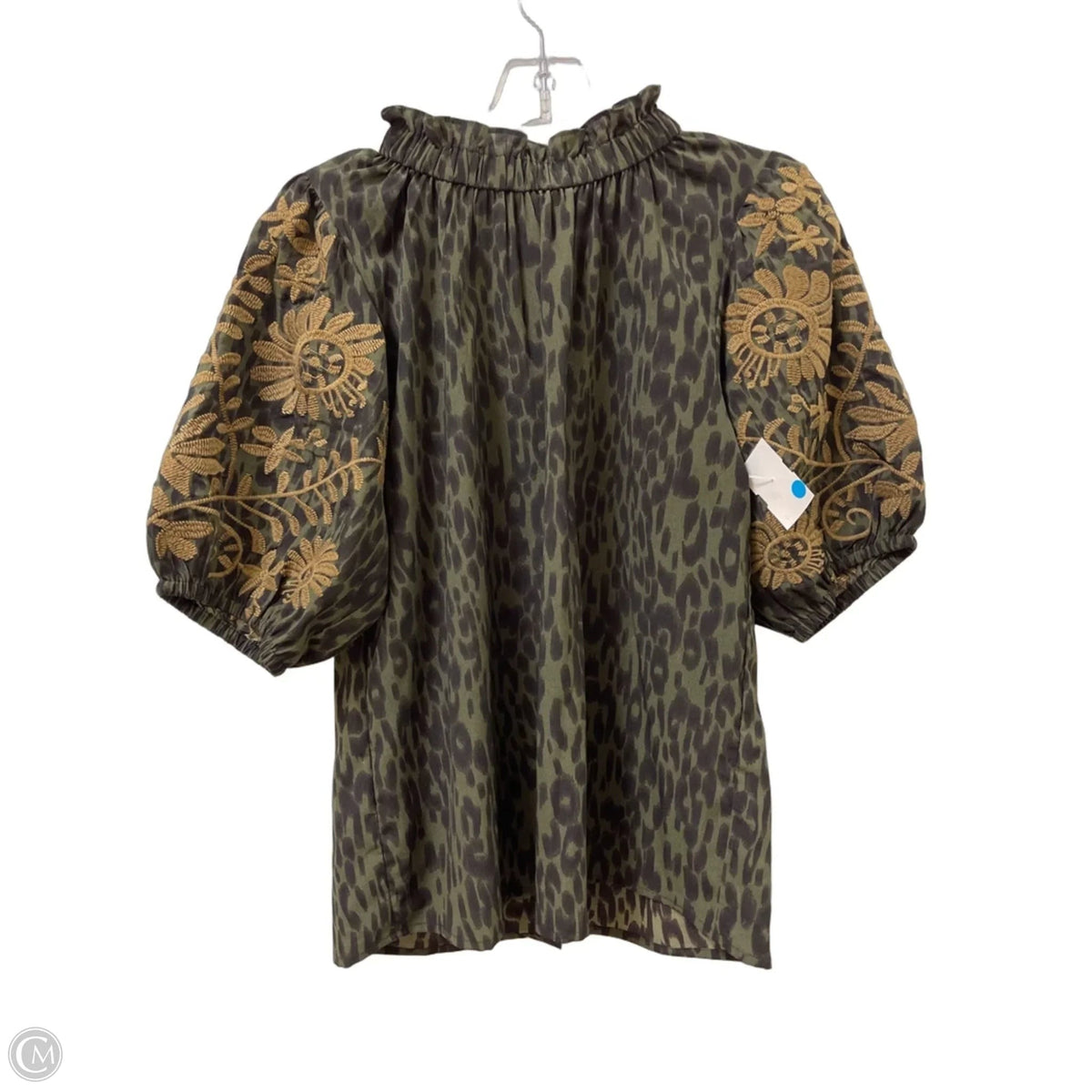 Top Short Sleeve By Thml In Green, Size: M